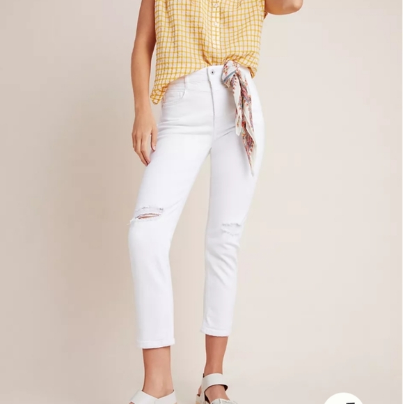 Pilcro Ultra High-Rise Slim Straight Jeans - Picture 1 of 14